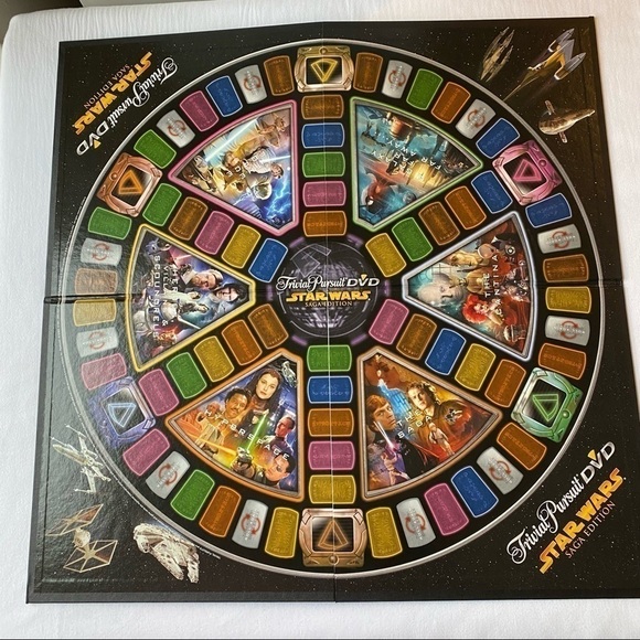TRIVIAL Pursuit DVD Star Wars Saga Edition Board Game By Parker Brothers Hasbro - Picture 5 of 11